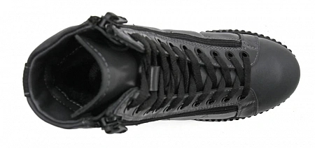 Обувь ортопедическая сложная на утепленной подкладке ботинки детские цв.черный 43071-Х-904 ДЦП фото 6