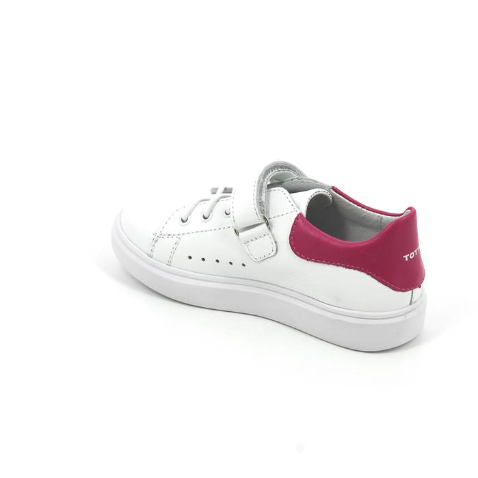  Полуботинки школьные для девочки 11233/1-КП-99,187 (белый/фуксия) фото 3