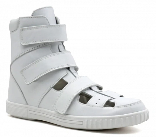 Сандалии ортопедические с закрытым носом цв.белый 21115-Х-005 Кожа фото 1