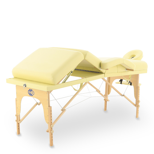Массажный стол складной MED-MOS JF-Tapered 4-х секционный, деревянная рама фото 7