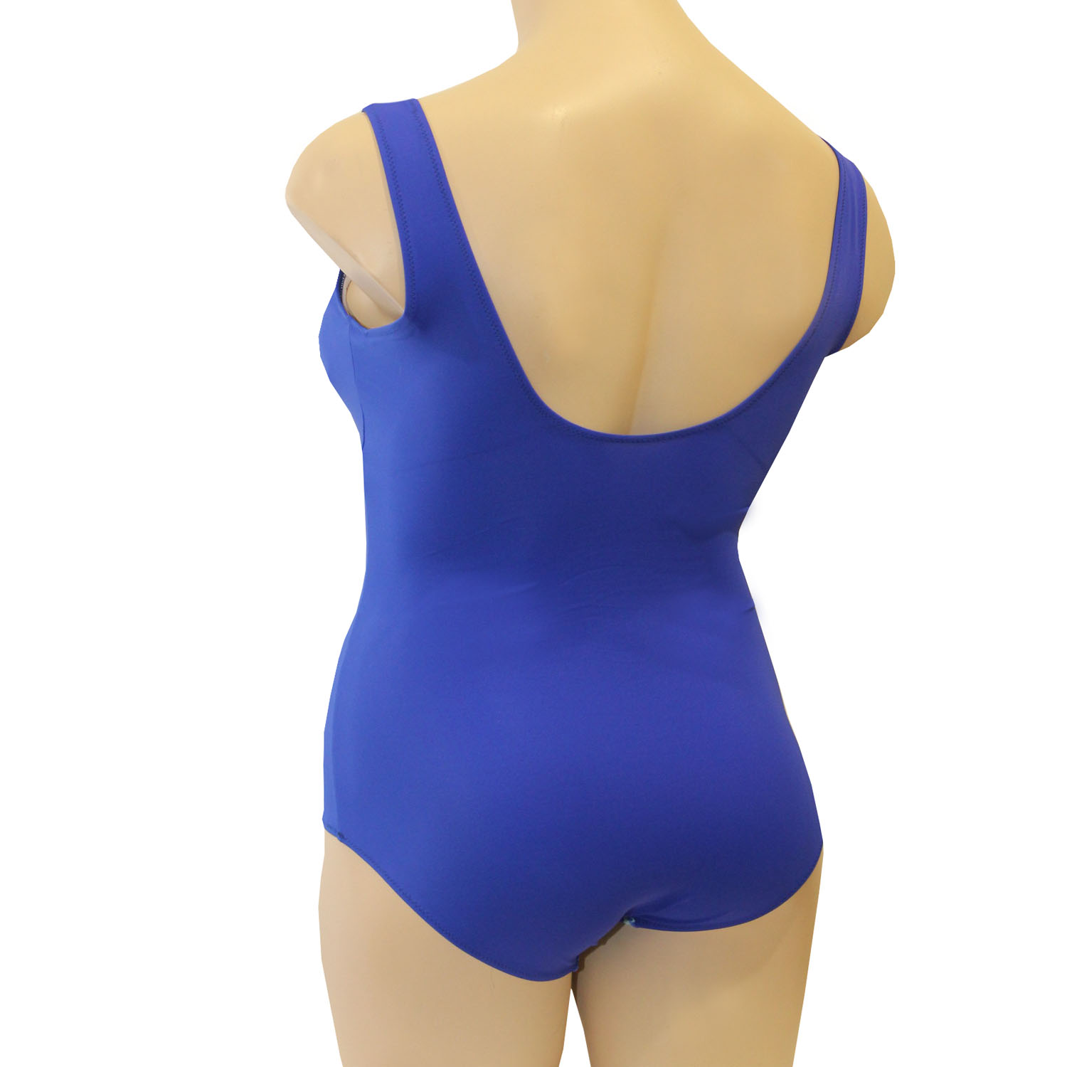 Купальник после мастэктомии Синий с лаймом К0909 П203 фото 2