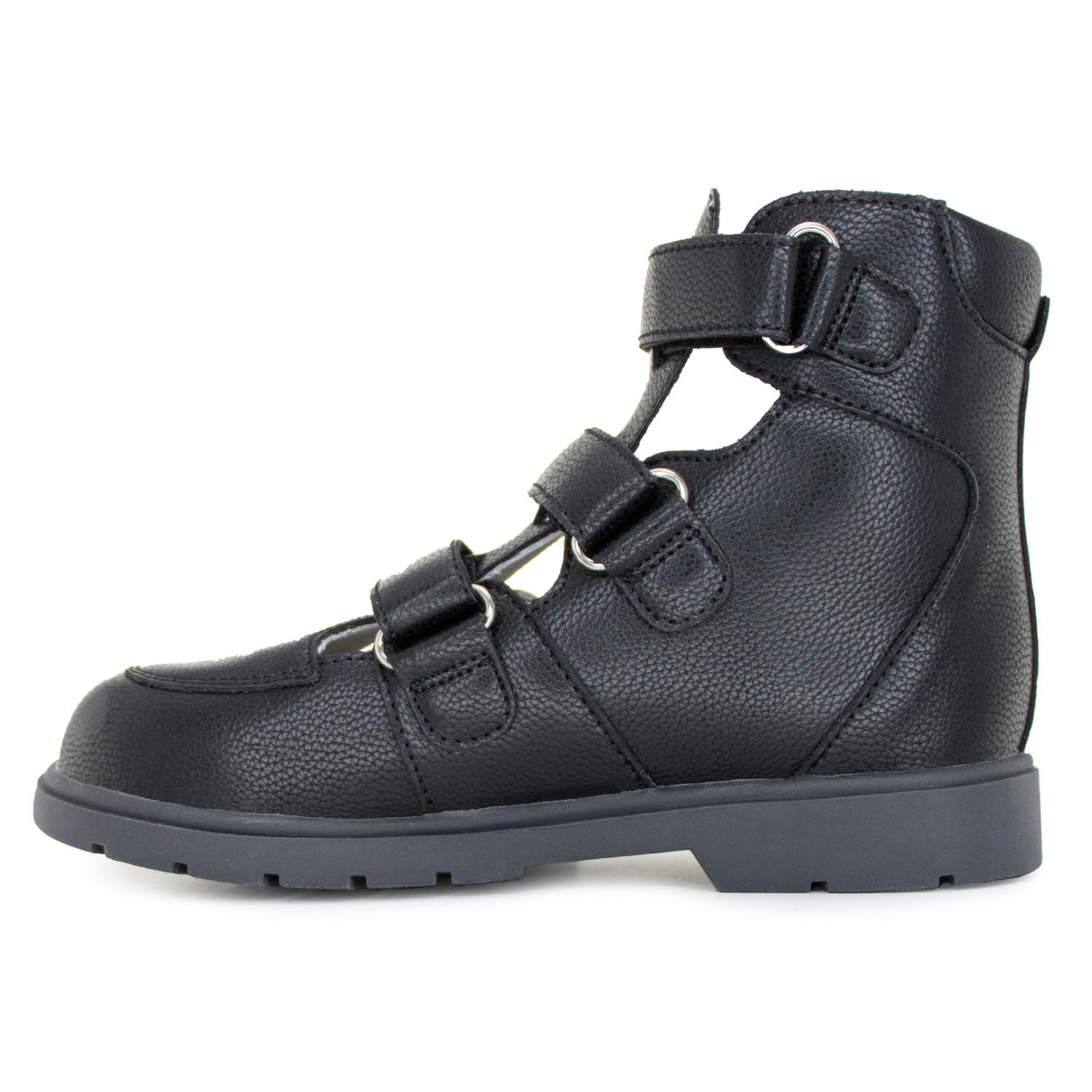 Сандалии с широким раскрытием и высоким берцем Orthoboom 81597-32, цвет насыщенный черный фото 4