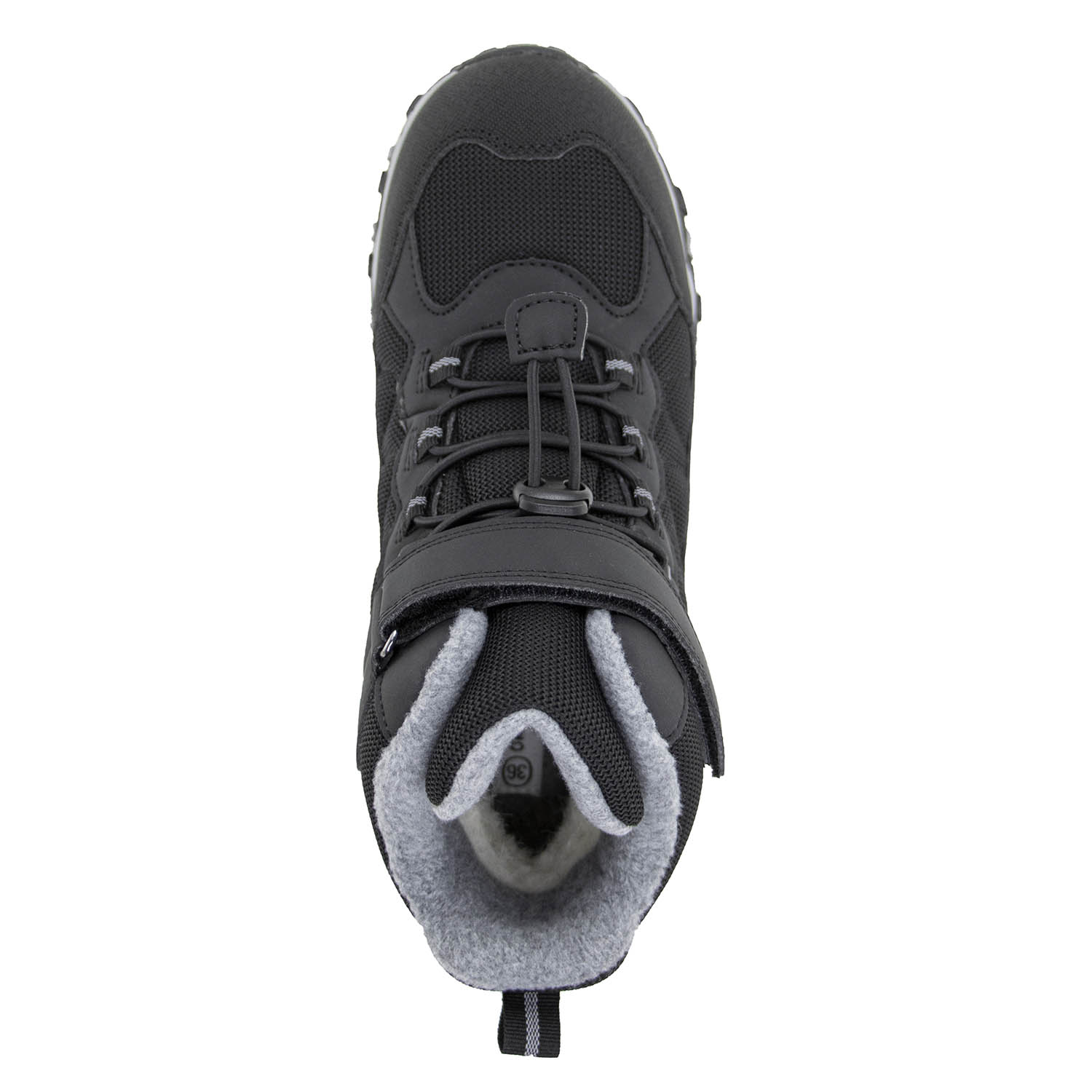 Ортопедическая обувь на утепленной подкладке Orthoboom ботинки 87054-05 черный фото 4