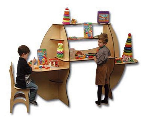 Уголок конструирования 250*46*130 см фото 1