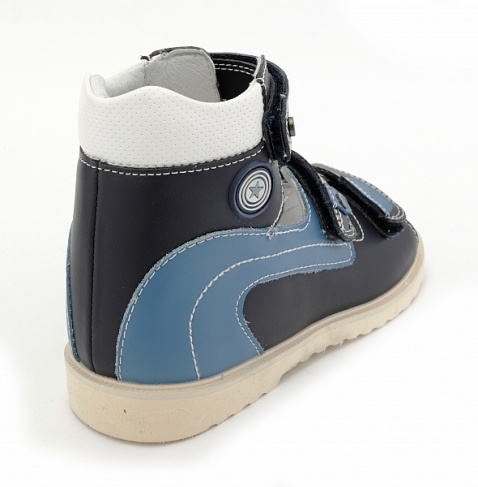 Сандалии ортопедические  голубой/синий 13-103  фото 2