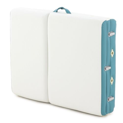 Массажный стол складной Med-mos JFAL01A 3-х секционный, алюминиевая рама, двуцветный, ложе 185х70 фото 18