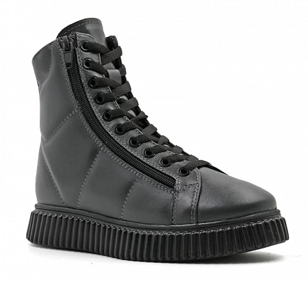 Обувь ортопедическая сложная на утепленной подкладке ботинки детские цв.черный 43071-Х-904 ДЦП фото 1