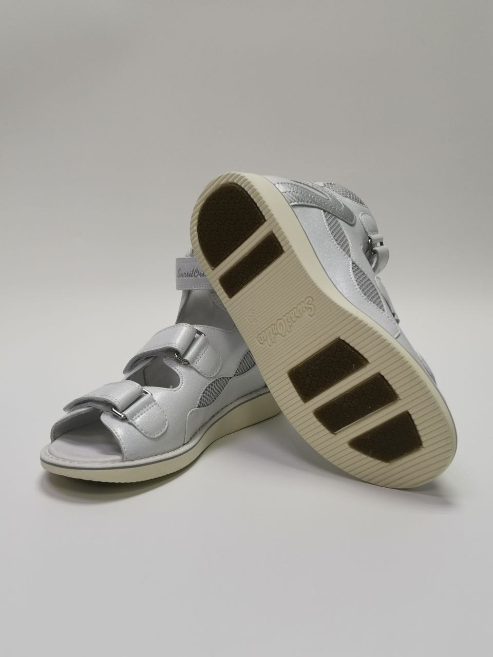 Сандалии ортопедические открытый нос на девочку 15-351S фото 4