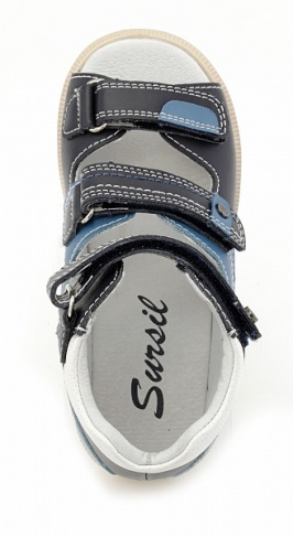 Сандалии ортопедические  голубой/синий 13-103  фото 4