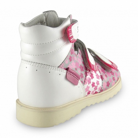 Сандалии на липучке детские ортопедические цвет розовый 15-241S фото 3